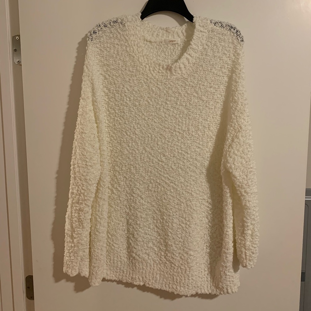 Whubby white sweater